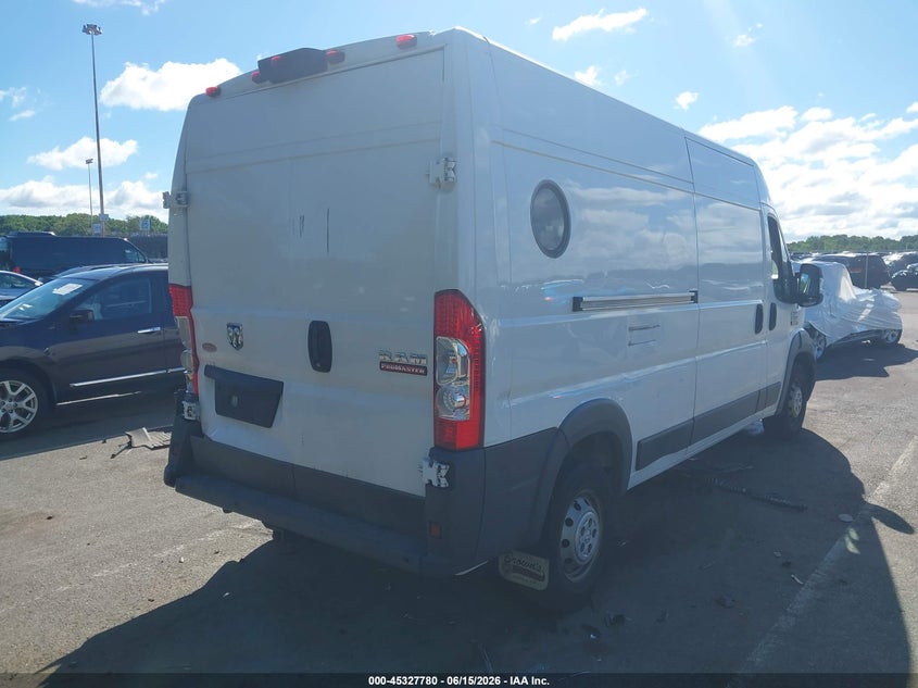 Vin: 3c6trvdg5je101042, lot: 45825713, ram promaster 2500 high roof 159 wb 20184