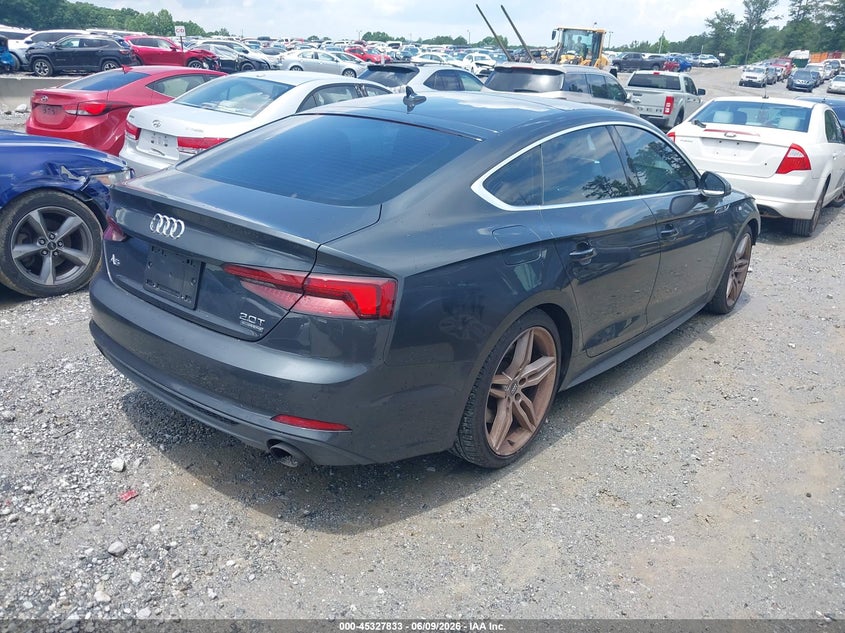 Vin: wauencf53ja088630, lot: 45825766, audi a5 2.0t premium 20184