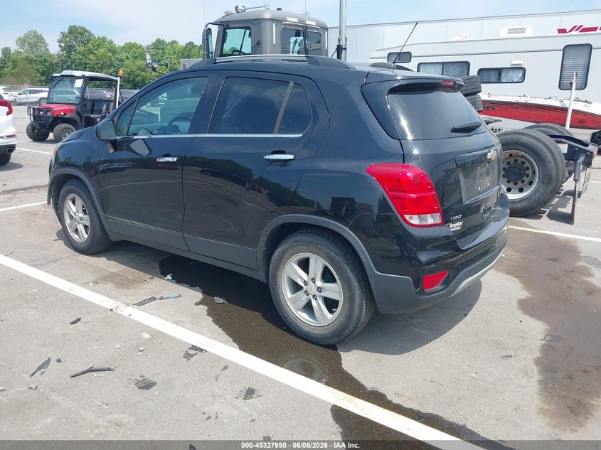 Vin: kl7cjlsb4kb918994, lot: 45825883, chevrolet trax lt 20193