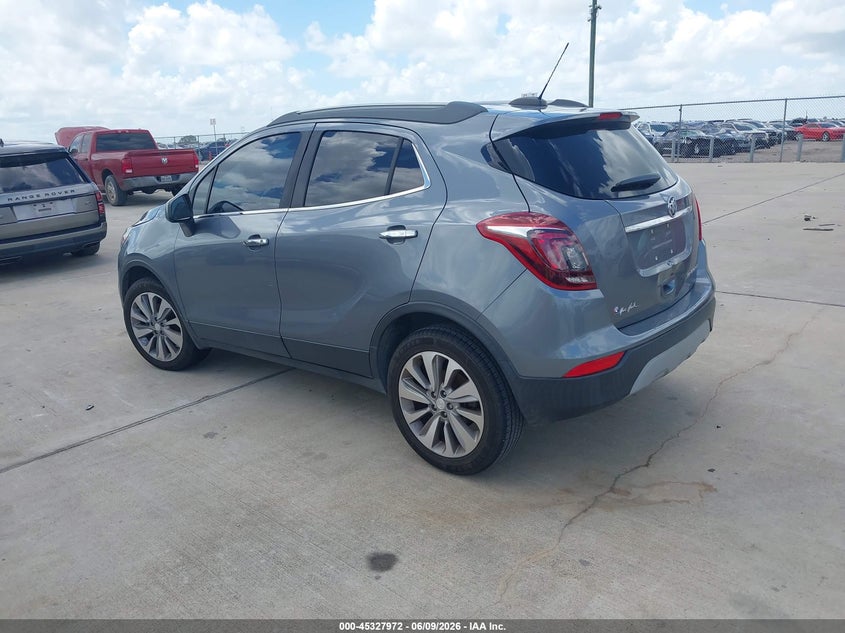 Vin: kl4cjasb4lb081781, lot: 45825905, buick encore fwd preferred 20203