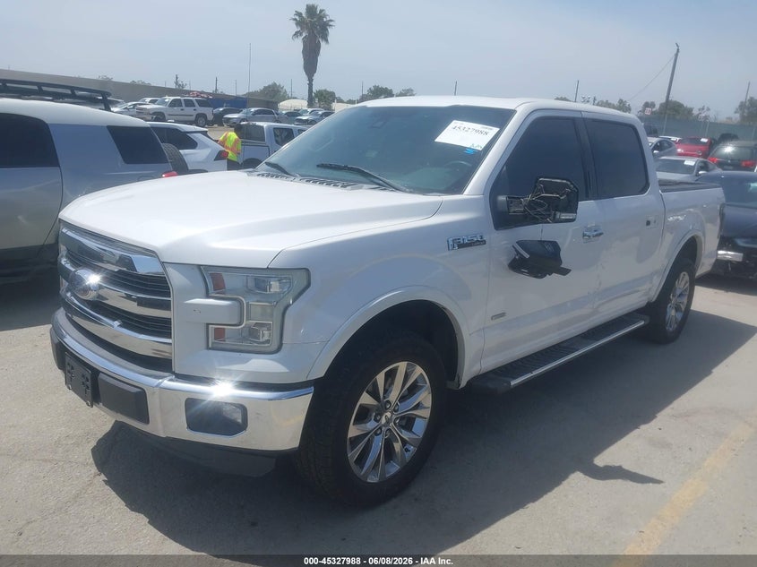 Vin: 1ftew1cg8gkd11550, lot: 45825920, ford f-150 lariat 20162