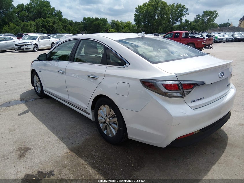 Vin: kmhe24l12ga024361, lot: 45825936, hyundai sonata hybrid se 20163