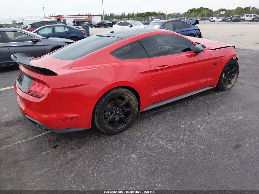 2020 FORD MUSTANG COUPE 5.0L V-8 DI, DOHC, VVT, 460HP