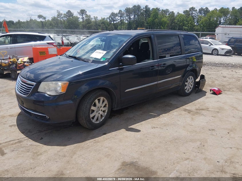 Vin: 2c4rc1bg6er365066, lot: 45826011, chrysler town & country touring 20142