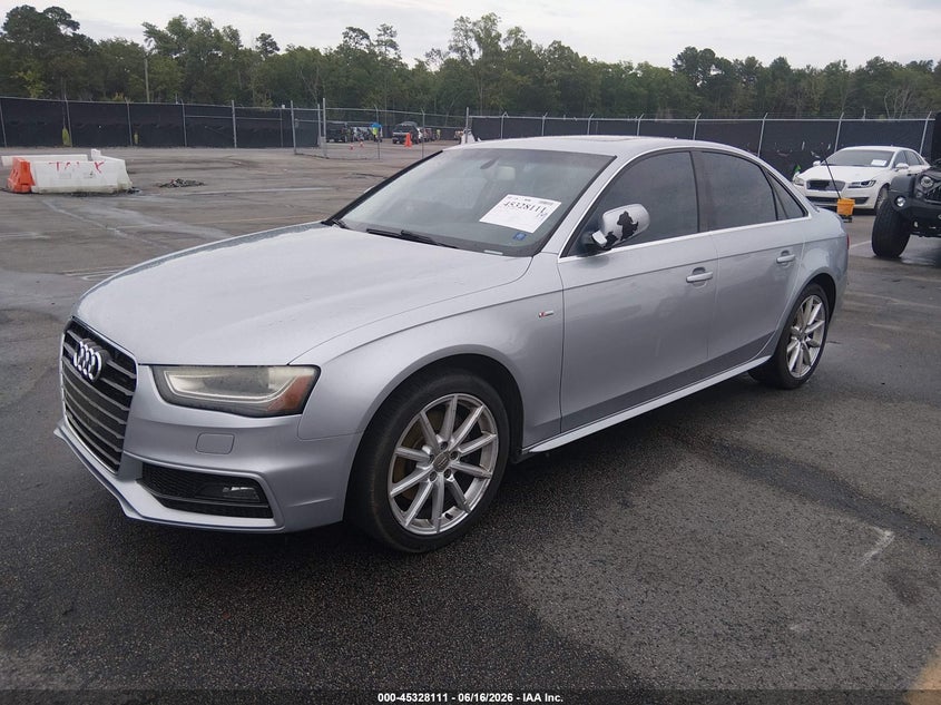 Vin: waubfaflxfn027486, lot: 45826044, audi a4 2.0t premium 20152