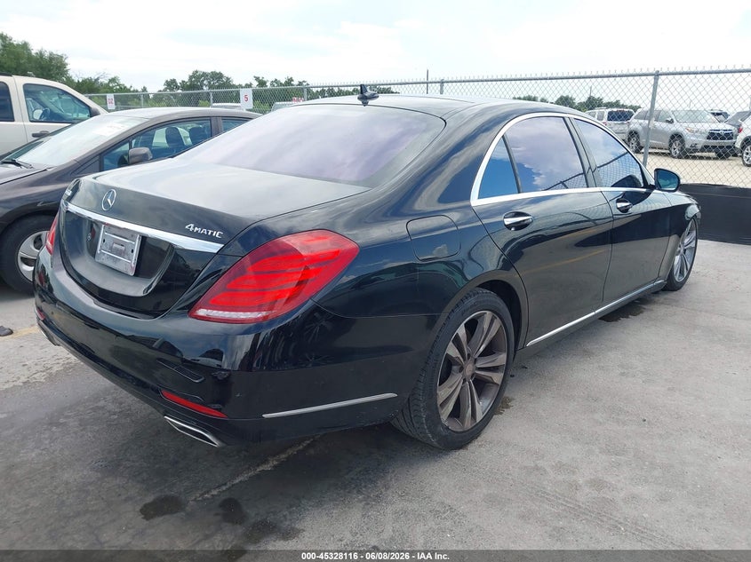 2014 MERCEDES-BENZ S 550 auction photo 4