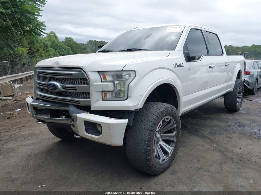 Vin: 1ftfw1ef9gfb93817, lot: 45826051, ford f-150 platinum 20162