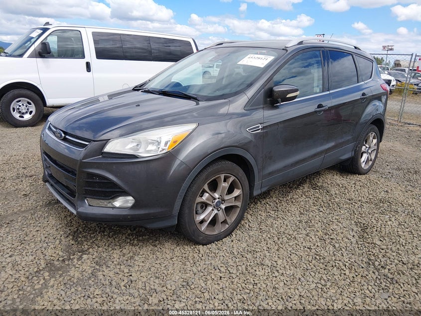 Vin: 1fmcu9jx2gua22193, lot: 45826054, ford escape titanium 20162