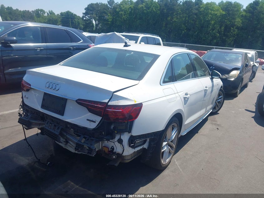 Vin: waueaaf46pn001781, lot: 45826061, audi a4 premium plus 45 tfsi s line quattro s tronic 20234