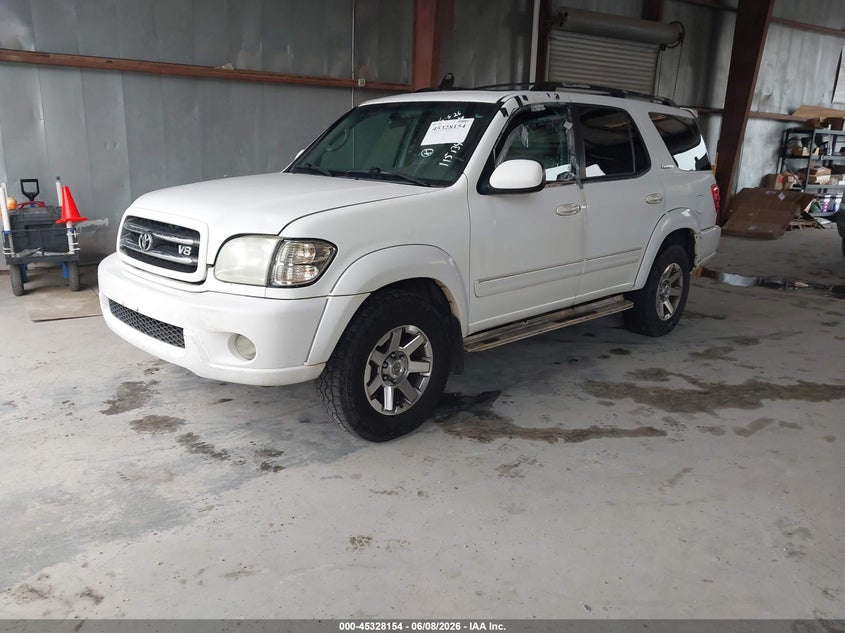 2002 Toyota Sequoia Limited V8 5TDZT38A62S115134 photo 1