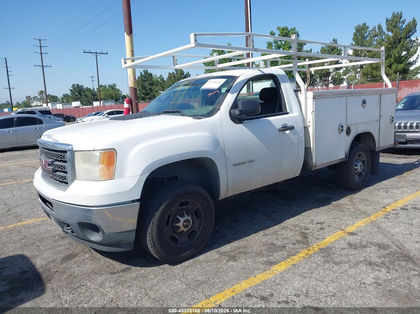Vin: 1gt02zcg2cz168634, lot: 45826101, gmc sierra 2500hd work truck 20122