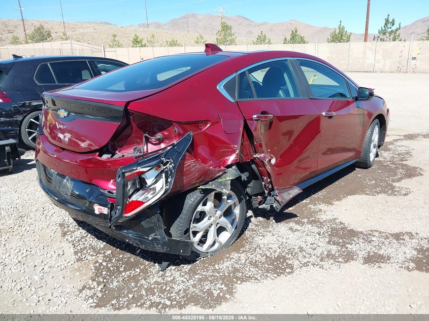 Vin: 1g1rd6s52hu191330, lot: 45826128, chevrolet volt premier 20174