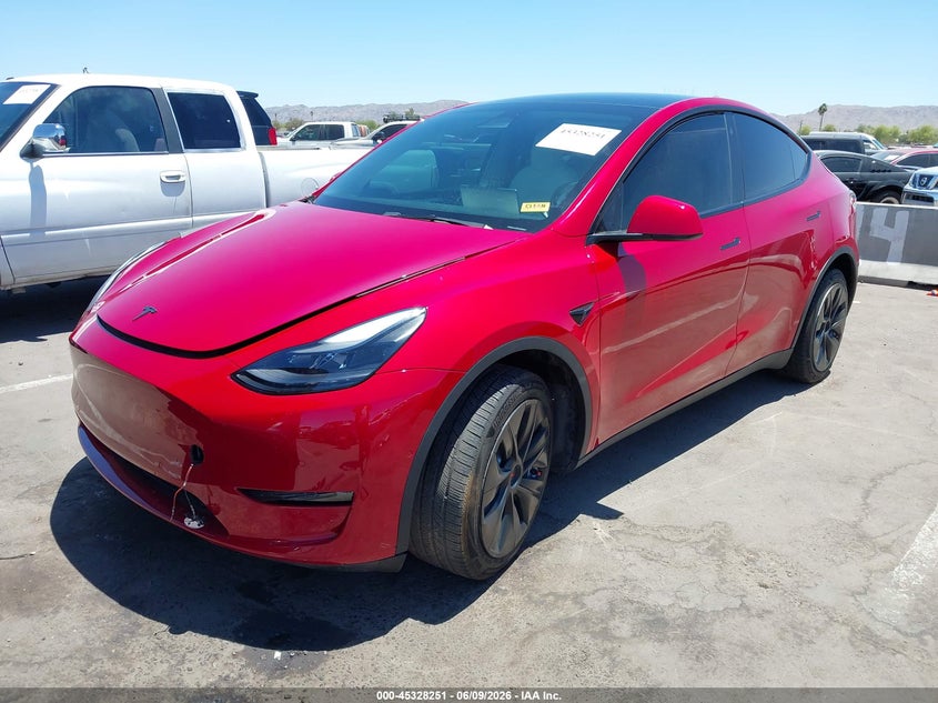 Vin: 7saygdee2nf546563, lot: 45826184, tesla model y long range dual motor all-wheel drive 20222