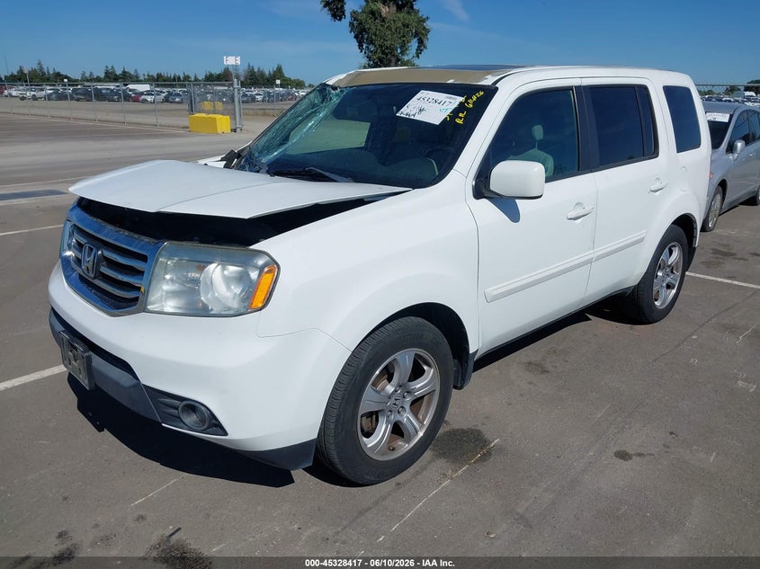 2013 Honda Pilot Ex-L 5FNYF4H7XDB065276 photo 1