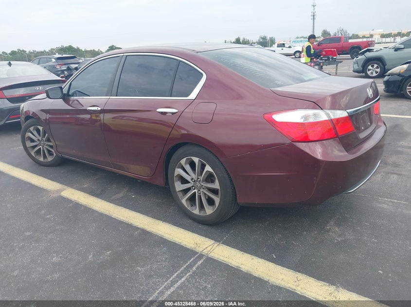 Vin: 1hgcr2f38da266836, lot: 45826401, honda accord lx 20133