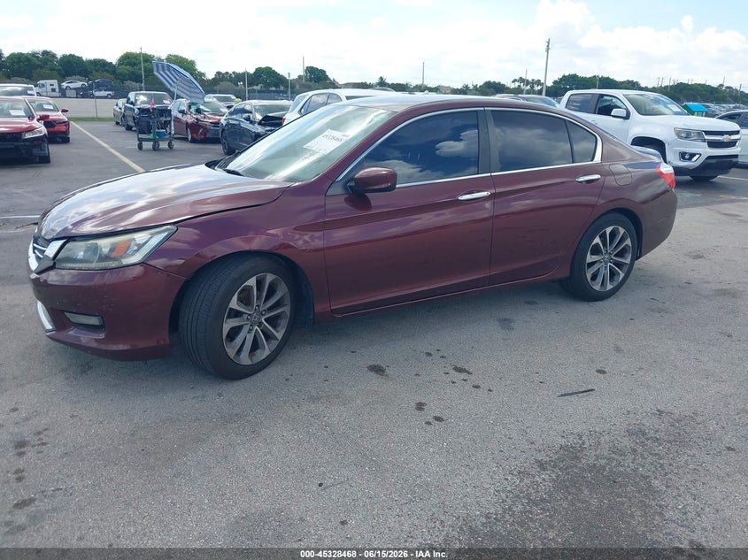 2013 Honda Accord Lx 1HGCR2F38DA266836 photo 1