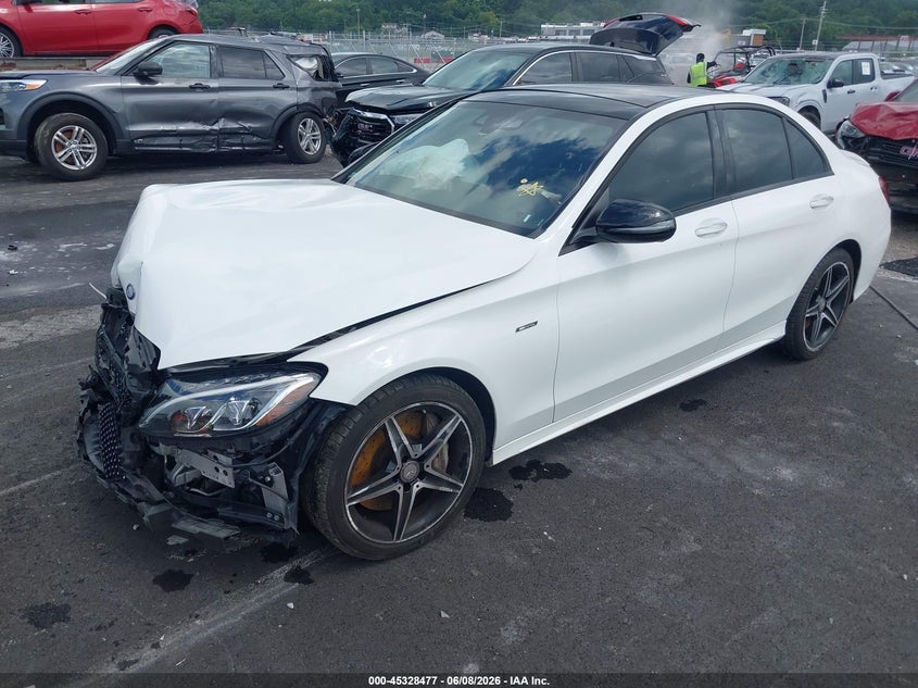 Vin: 55swf6eb0gu141022, lot: 45826410, mercedes-benz c 450 amg 4matic 20162
