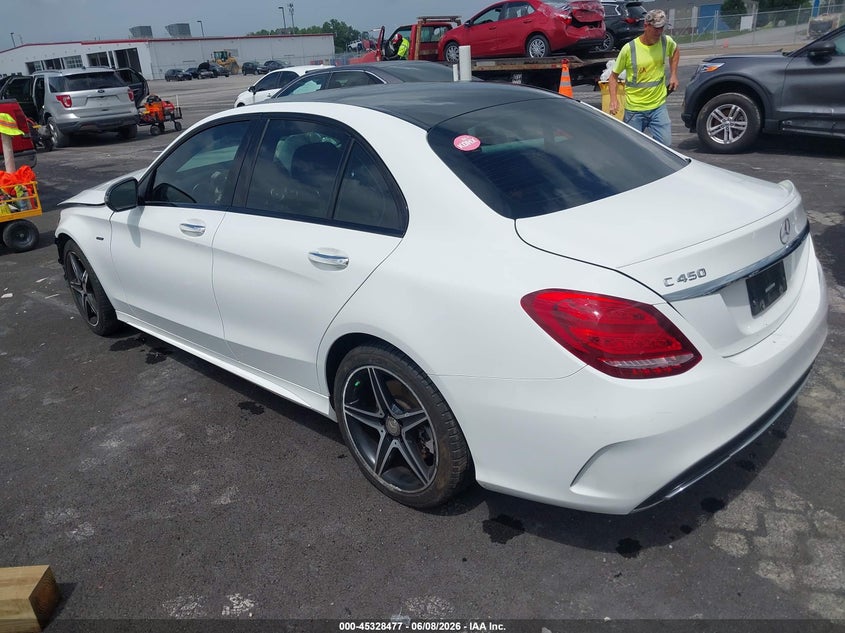 Vin: 55swf6eb0gu141022, lot: 45826410, mercedes-benz c 450 amg 4matic 20163