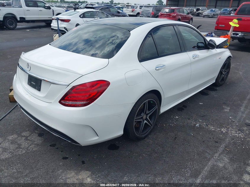 Vin: 55swf6eb0gu141022, lot: 45826410, mercedes-benz c 450 amg 4matic 20164