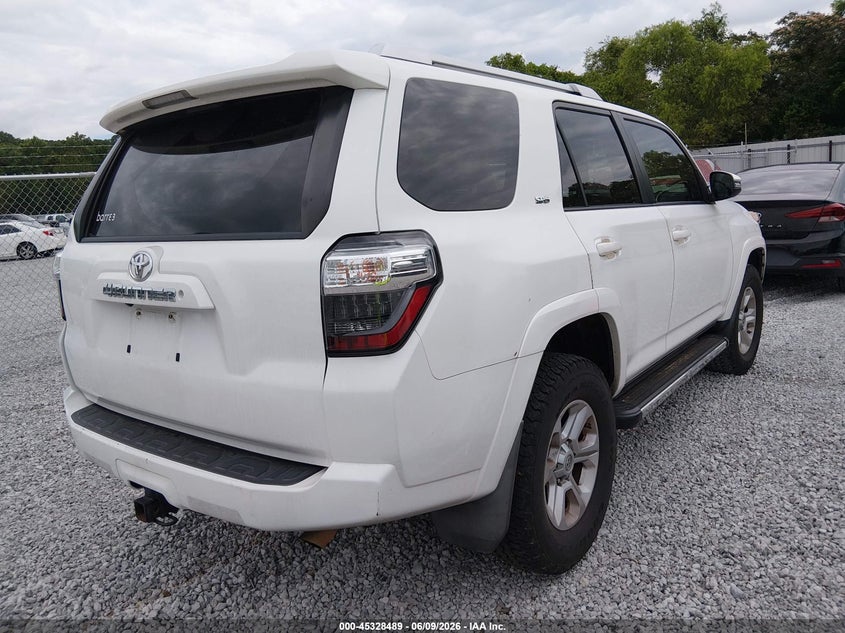 Vin: jtebu5jr2g5388493, lot: 45826422, toyota 4runner sr5 premium 20164