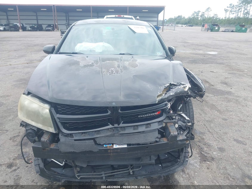 2013 Dodge Avenger Sxt VIN: 1C3CDZCB4DN655858 Lot: 45328506