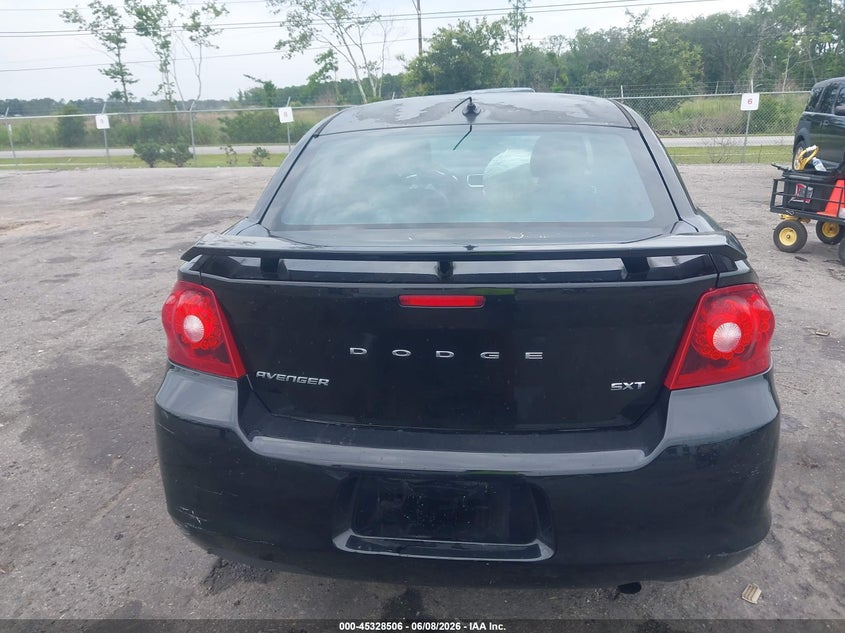 2013 Dodge Avenger Sxt VIN: 1C3CDZCB4DN655858 Lot: 45328506