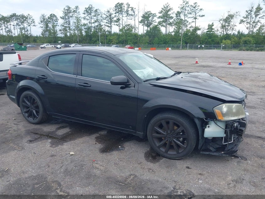 Vin: 1c3cdzcb4dn655858, lot: 45826439, dodge avenger sxt 2013 img_1