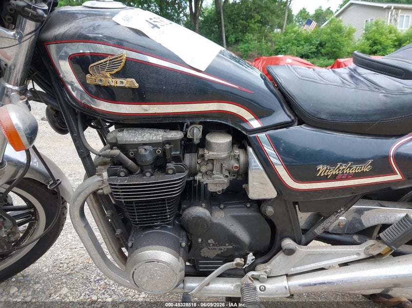 1982 Honda Cb650 Sc VIN: JH2RC0804CM011722 Lot: 45328518