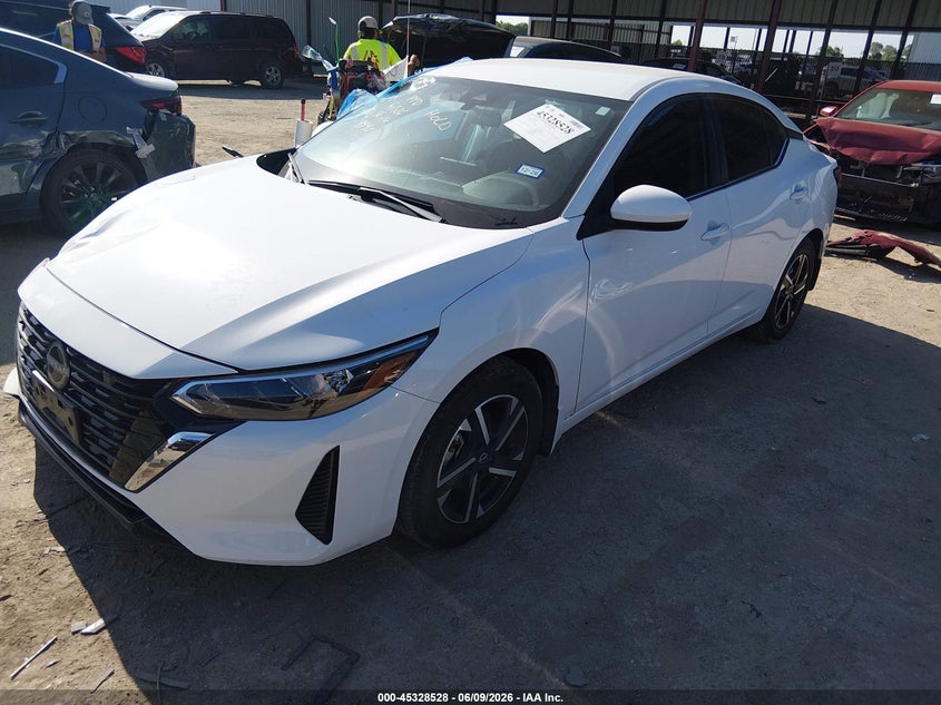 Vin: 3n1ab8cv7sy218940, lot: 45826461, nissan sentra sv 20252