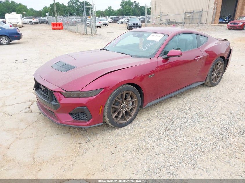 Vin: 1fa6p8cf2s5410962, lot: 45826465, ford mustang gt premium fastback 20252
