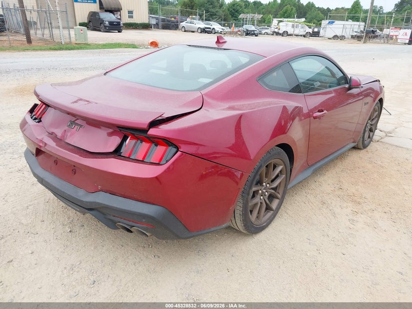 Vin: 1fa6p8cf2s5410962, lot: 45826465, ford mustang gt premium fastback 20254