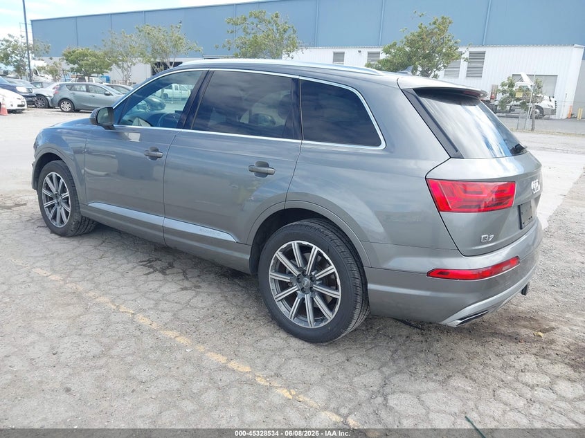 Vin: wa1laaf7xhd021506, lot: 45826467, audi q7 3.0t premium 20173