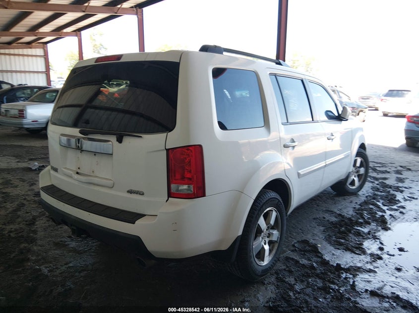 Vin: 5fnyf4h64ab028663, lot: 45826475, honda pilot ex-l 20104