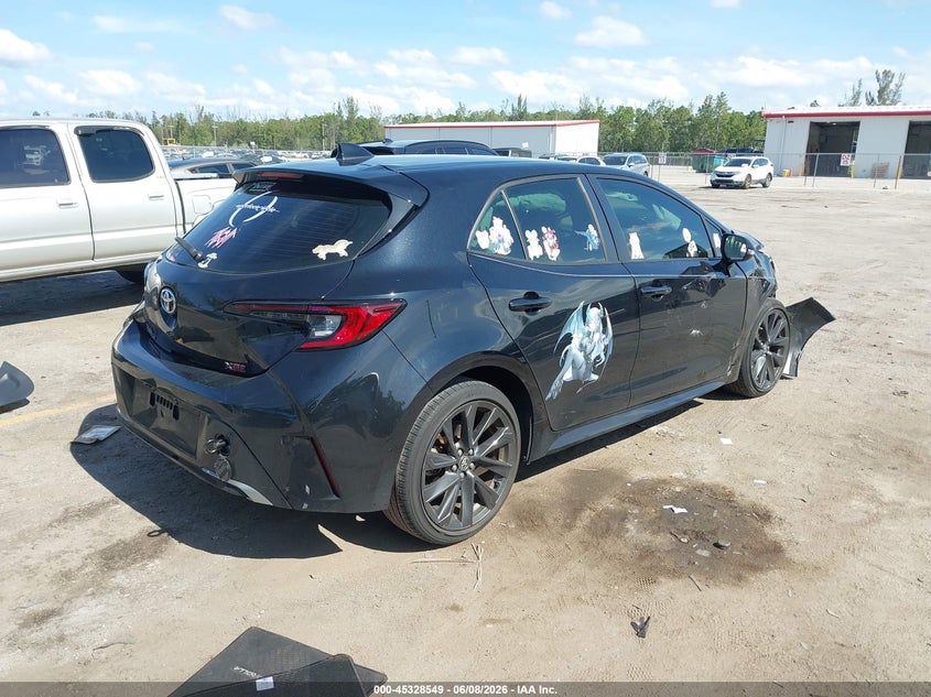 Vin: jtnc4mbe4r3231329, lot: 45826481, toyota corolla xse 20244