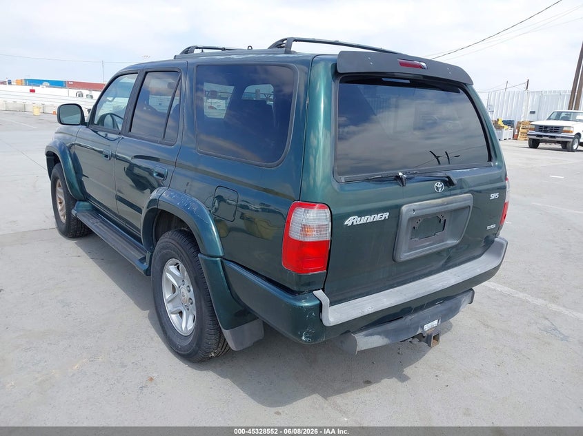 2000 TOYOTA 4RUNNER SPORT UTILITY VEHICLE 3.4L V-6 DOHC, 183HP