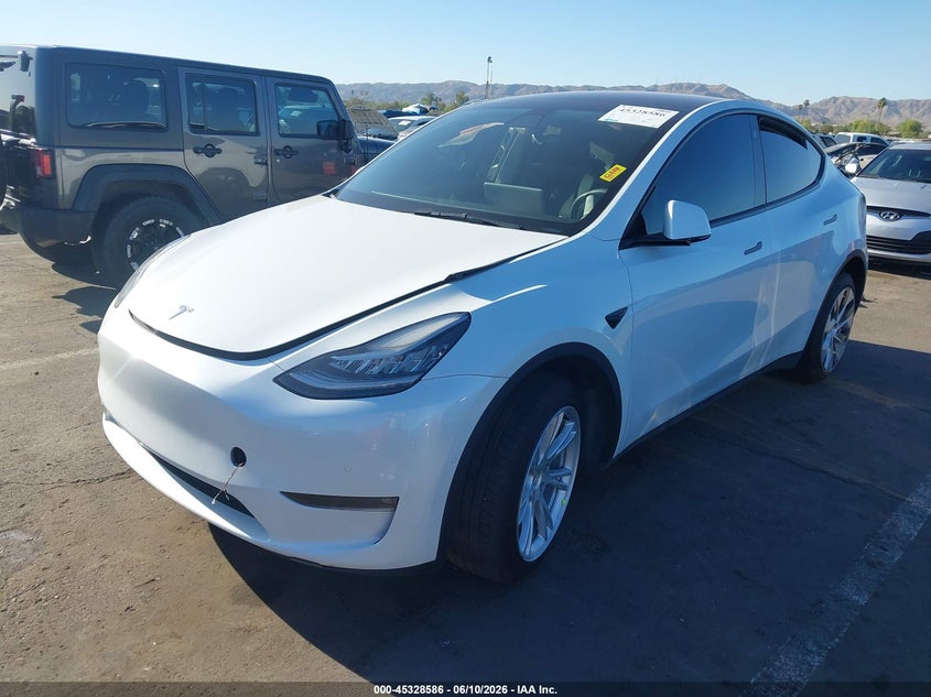 2022 Tesla Model Y Long Range Dual Motor All-Wheel Drive 7SAYGDEE8NF449299 photo 1