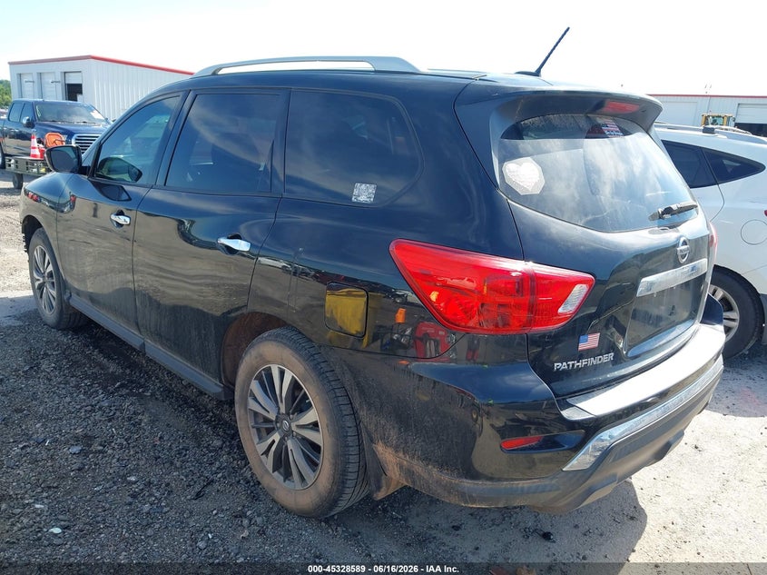 Vin: 5n1dr2mn1hc617504, lot: 45826522, nissan pathfinder s 20173