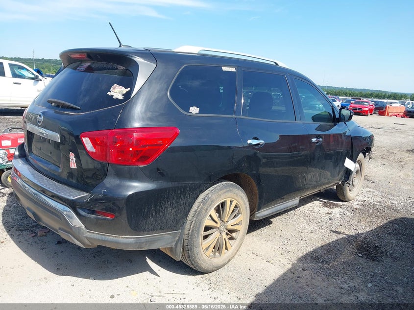 Vin: 5n1dr2mn1hc617504, lot: 45826522, nissan pathfinder s 20174