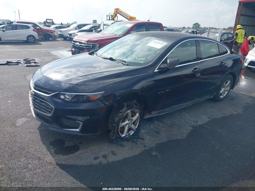 Vin: 1g1zb5st2hf262576, lot: 45826527, chevrolet malibu ls 20172