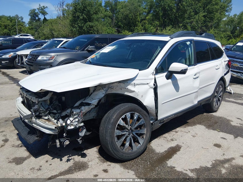 Vin: 4s4bsanc7h3282154, lot: 45826558, subaru outback 2.5i limited 20172