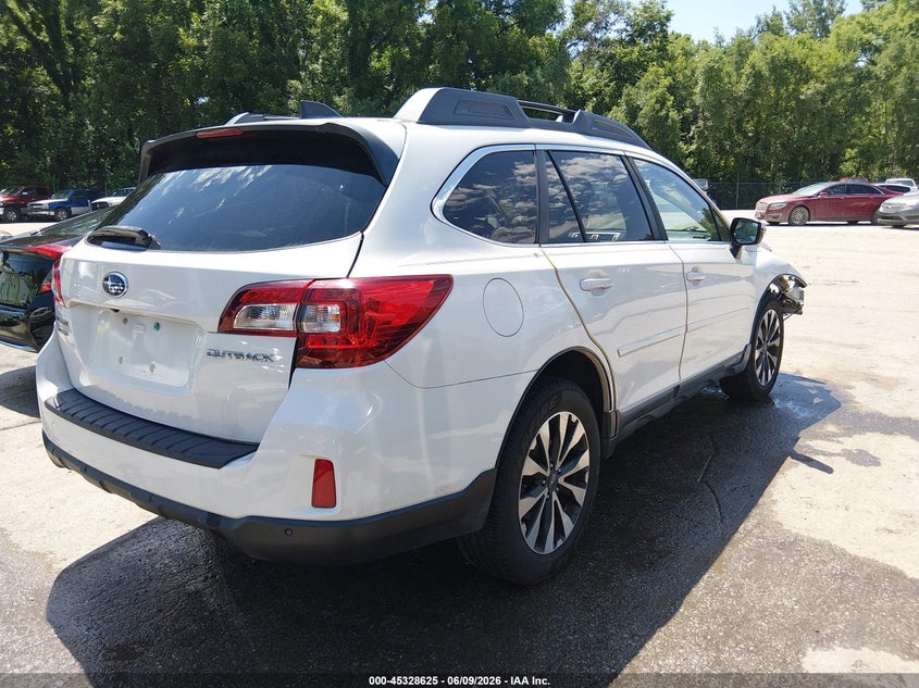 Vin: 4s4bsanc7h3282154, lot: 45826558, subaru outback 2.5i limited 20174