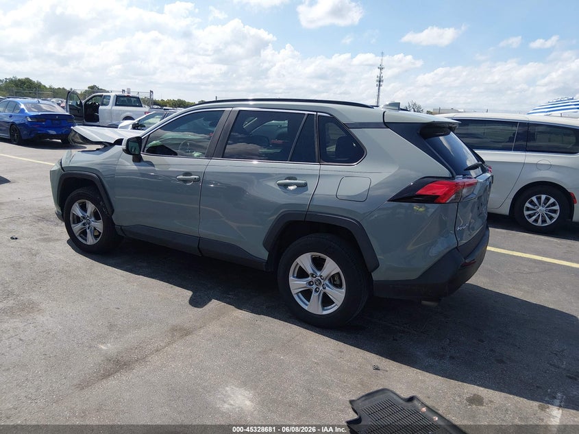 Vin: 2t3w1rfv6mw122040, lot: 45826614, toyota rav4 xle 20213