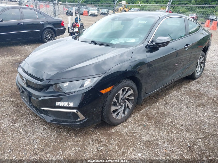 Vin: 2hgfc4b61kh301970, lot: 45826621, honda civic lx 20192