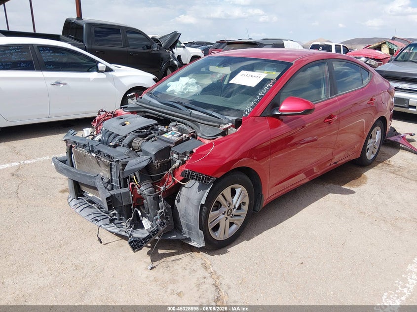 2020 Hyundai Elantra Sel 5NPD84LFXLH607029 photo 1