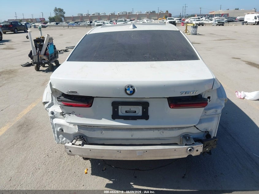 2022 BMW 750 I xDrive VIN: WBA7U2C09NCH64154 Lot: 45328719