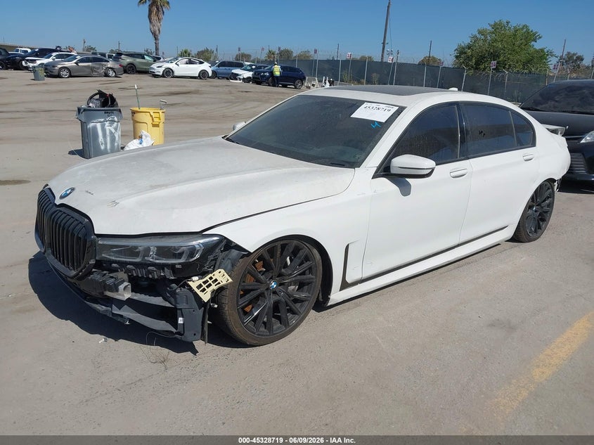 Vin: wba7u2c09nch64154, lot: 45826652, bmw 750 i xdrive 20222