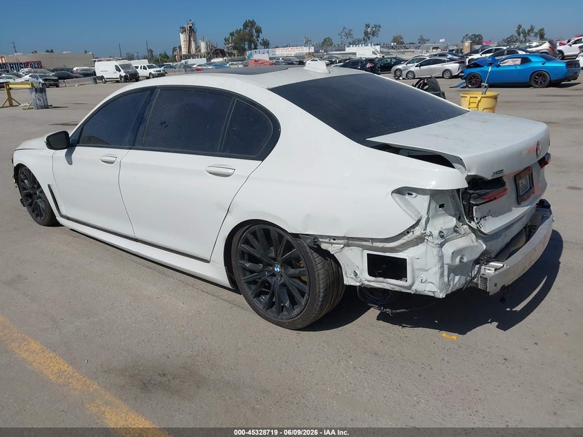 Vin: wba7u2c09nch64154, lot: 45826652, bmw 750 i xdrive 20223