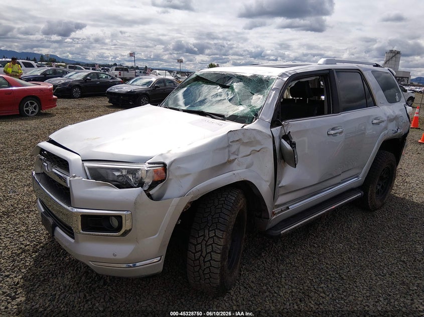 Vin: jtebu5jr4h5430194, lot: 45826683, toyota 4runner limited 20172