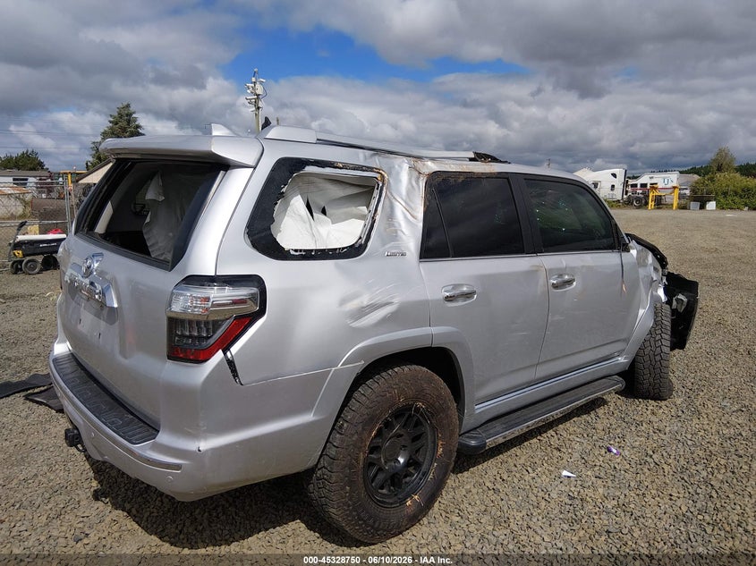 Vin: jtebu5jr4h5430194, lot: 45826683, toyota 4runner limited 20174