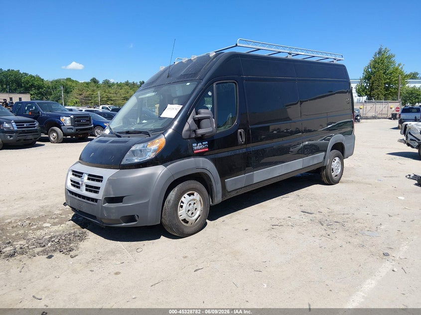 Vin: 3c6urvhg6ee110255, lot: 45826715, ram promaster 3500 high roof 20142